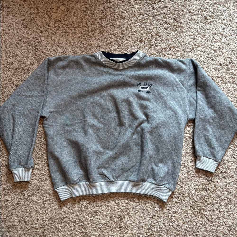 Vintage Buffalo Gray Crewneck